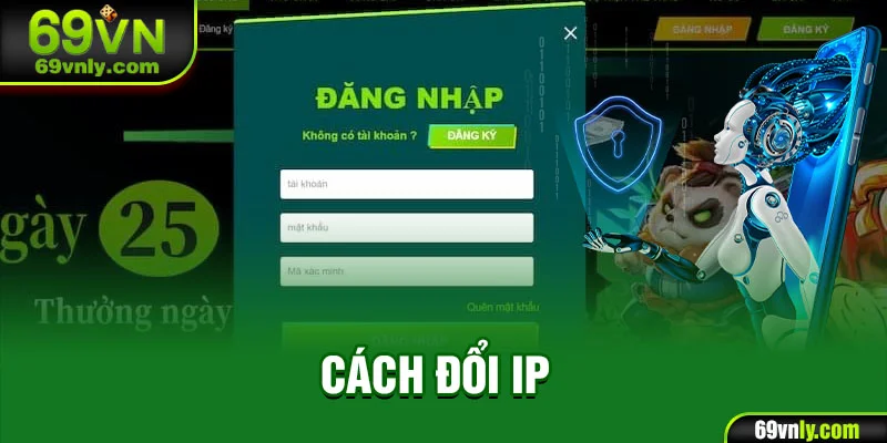 Cách đổi IP