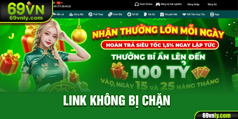 Link không bị chặn